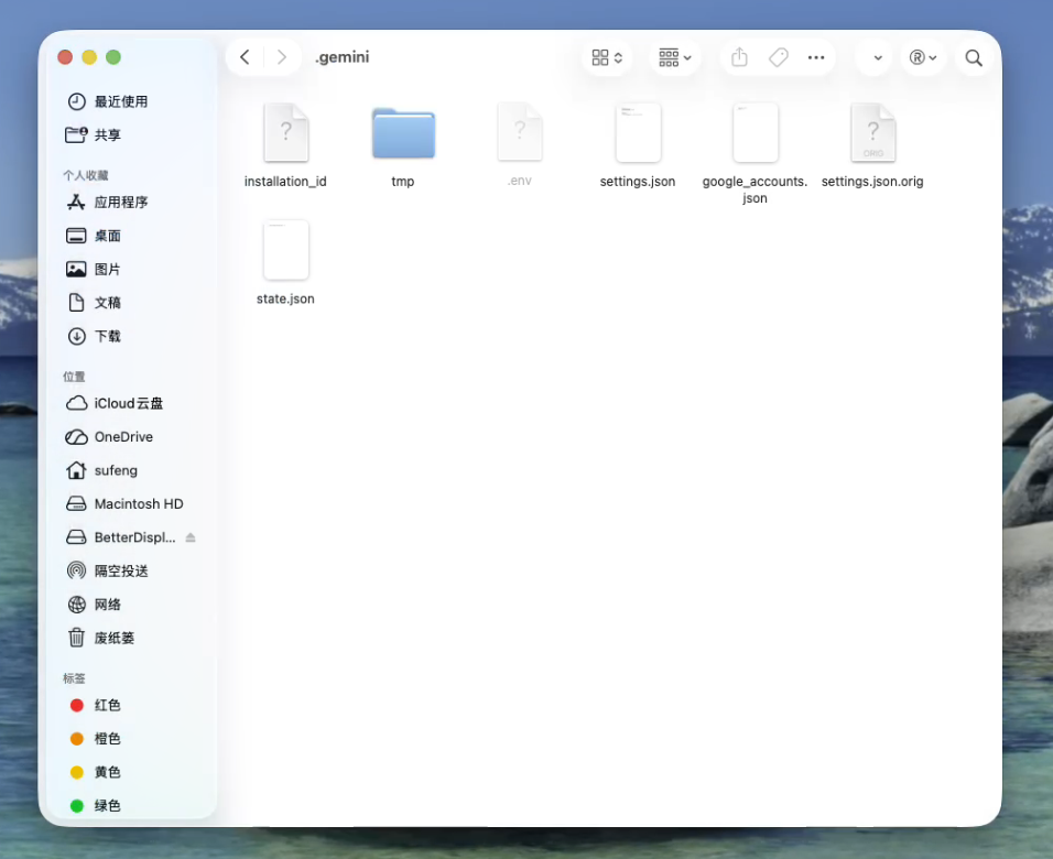 .gemini directory structure